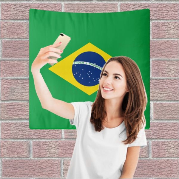 Brezilya Arka Plan Selfie ekim Manzaralar