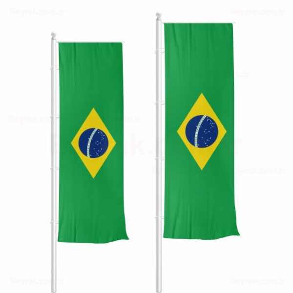 Brezilya Dikey ekilen Bayrak
