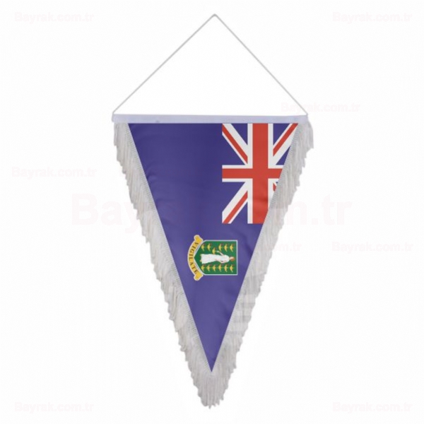Britanya Virjin Adaları Üçgen Saçaklı Bayrak