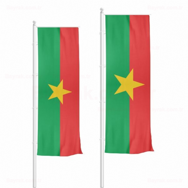 Burkina Faso Dikey ekilen Bayrak