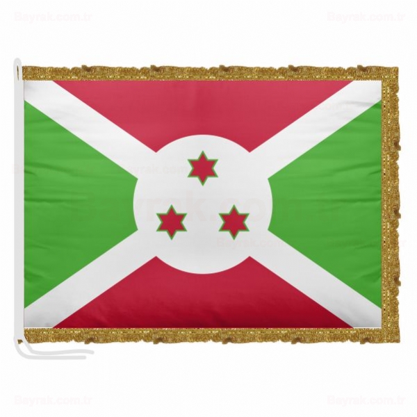 Burundi Saten Makam Bayrak