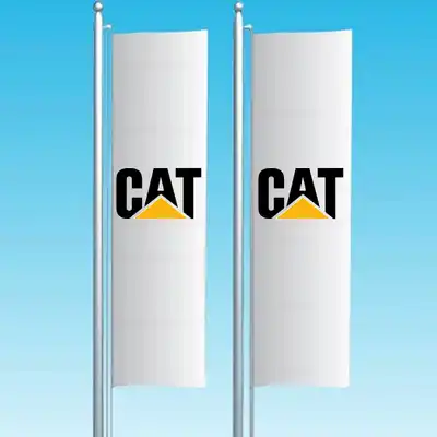 CAT Dikey ekilen Bayraklar