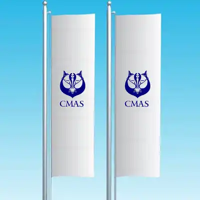 CMAS Dikey Çekilen Bayraklar