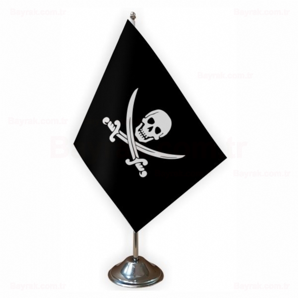 Calico Jack Jolly Roger Tekli Masa Bayrak