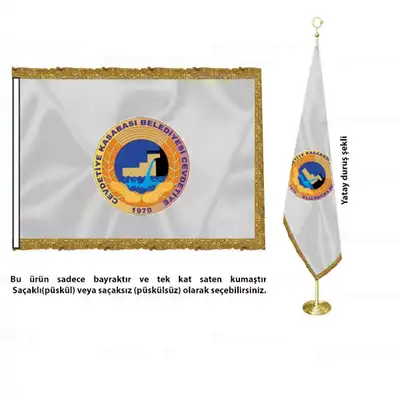 Cevdetiye Belediyesi Saten Makam Bayrağı