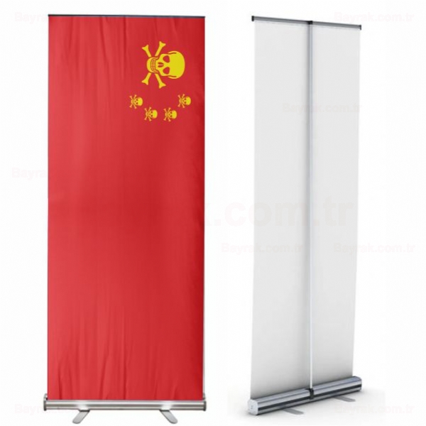 Chinese Pirate Roll Up Banner