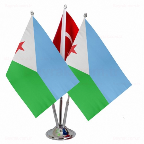 Cibuti 3 lü Masa Bayrak