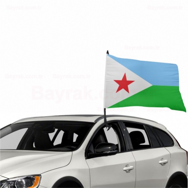 Cibuti Özel Araç Konvoy Bayrak