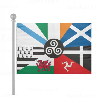 Combined Flag Of The Celtic Nations Bayrak