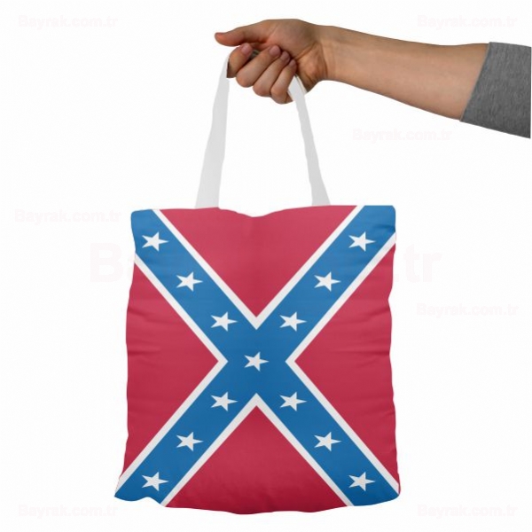 Confederate States Of America Amerika Konfedere Devletleri Bez Baskl Bez antalar