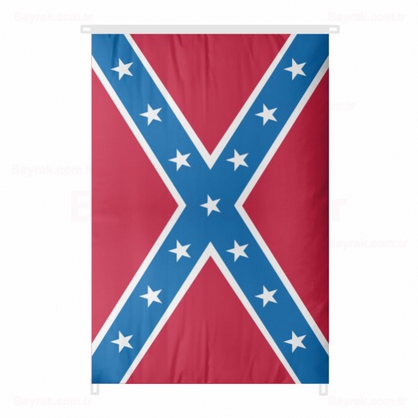Confederate States Of America Amerika Konfedere Devletleri Bina Boyu Bayrak