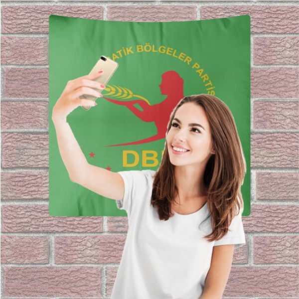 Dbp Demokratik Blgeler Partisi Arka Plan Selfie ekim Manzaralar