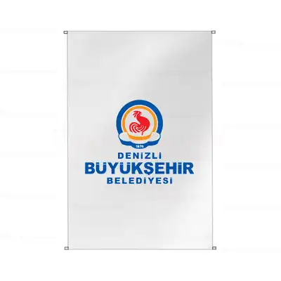 Denizli Büyükşehir Belediyesi Bina Boyu Bayrak
