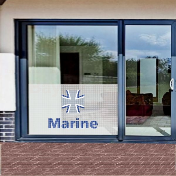 Deutsche Marine One Way Vision Bask