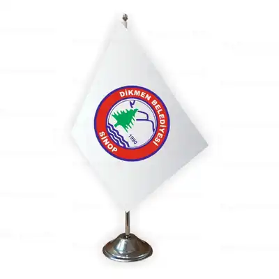 Dikmen Belediyesi Tekli Masa Bayrağı
