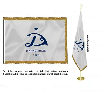 Dinamo Tbilisi Saten Makam Bayrak