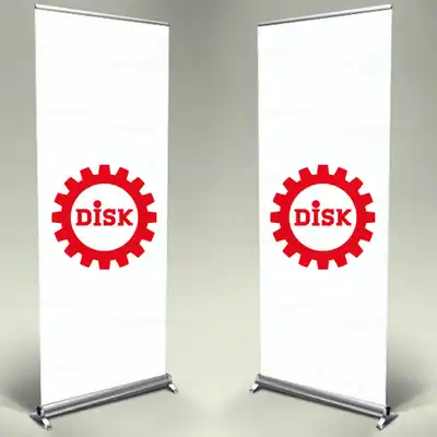 Disk Roll Up Banner