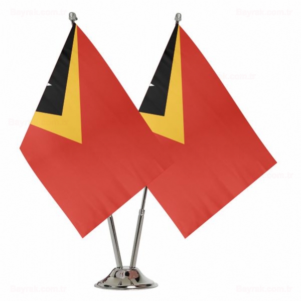 Dou Timor 2 li Masa Bayraklar