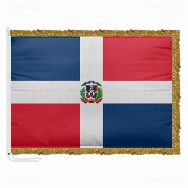 Dominik Cumhuriyeti Saten Makam Bayrak
