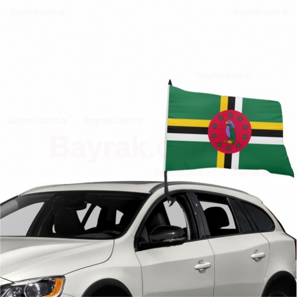 Dominika Özel Araç Konvoy Bayrak