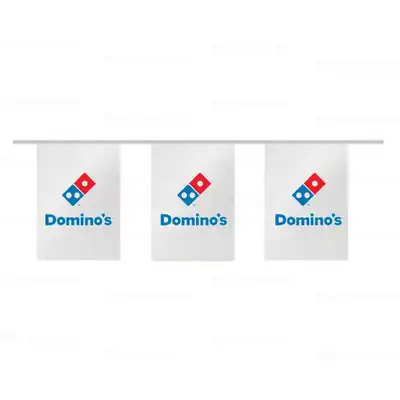Dominos Pizza İpe Dizili Bayraklar
