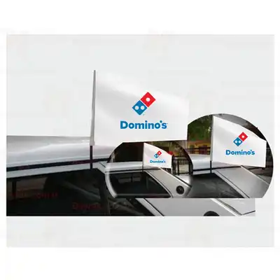 Dominos Pizza Özel Araç Konvoy Bayrağı