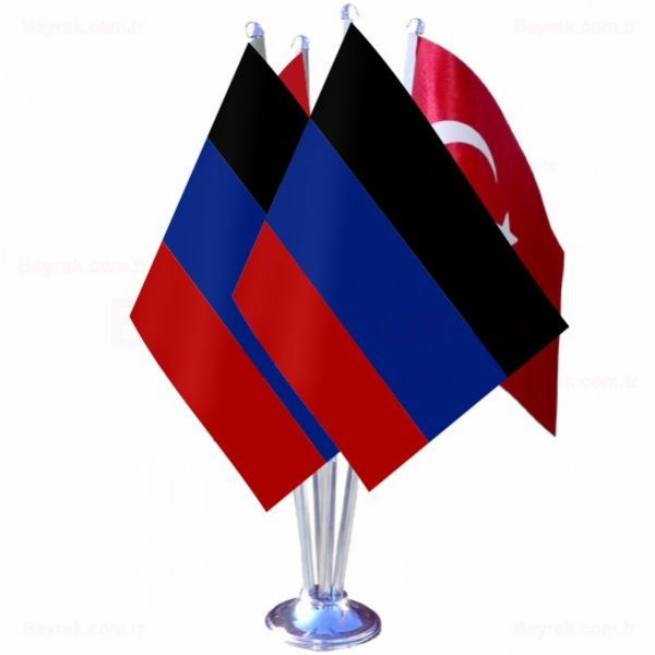 Donetsk Halk Cumhuriyeti 4 l Masa Bayrak