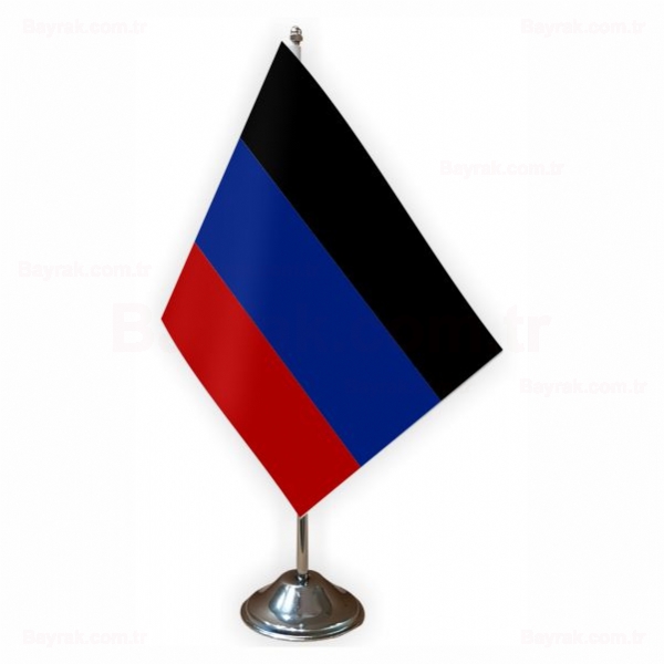 Donetsk Halk Cumhuriyeti Tekli Masa Bayrak