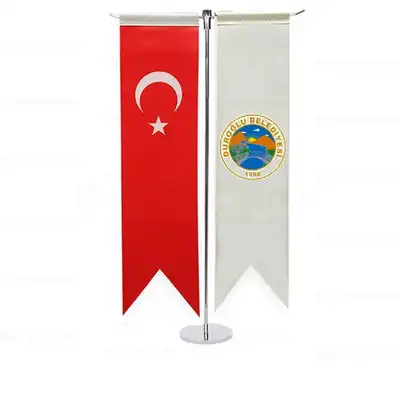 Duroğlu Belediyesi T Masa Bayrağı