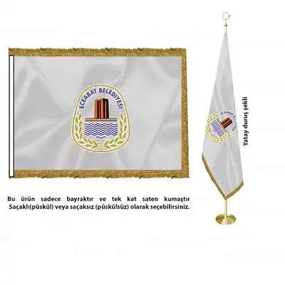 Eceabat Belediyesi Saten Makam Bayrağı