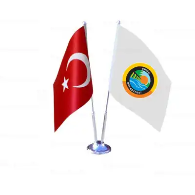 Erzin Belediyesi 2 li Masa Bayraklar