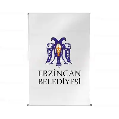 Erzincan Belediyesi Bina Boyu Bayrak