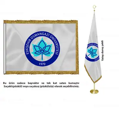 Eskişehir Osmangazi Üniversitesi Saten Makam Bayrağı