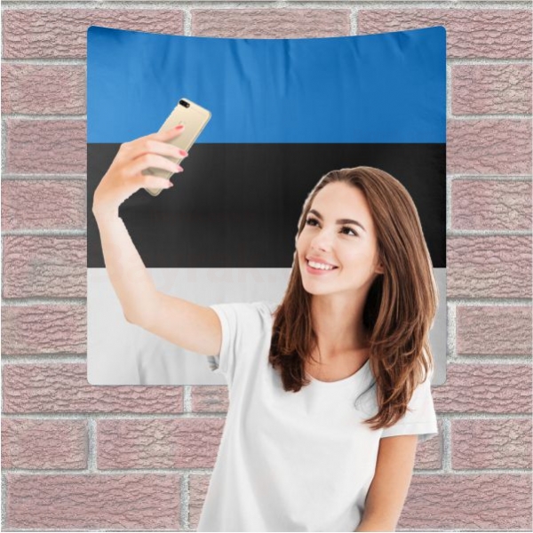 Estonya Arka Plan Selfie ekim Manzaralar