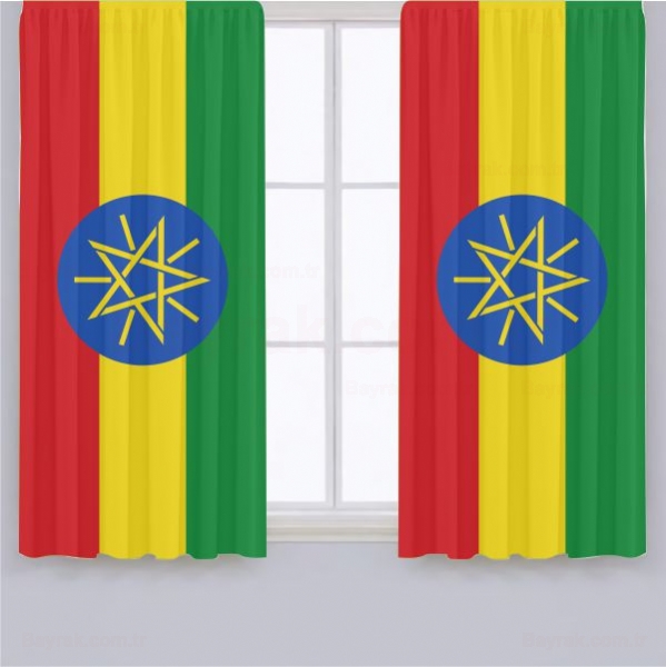 Etiyopya Saten Gnelik Perde