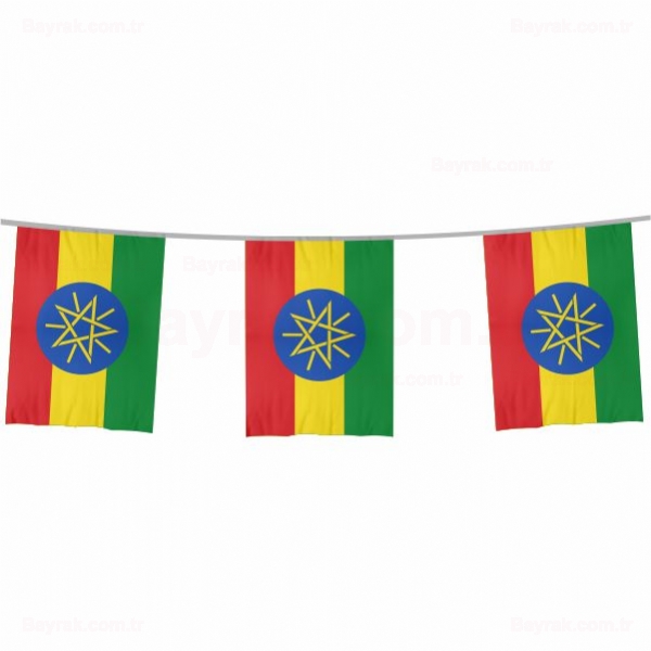 Etiyopya pe Dizili Bayrak