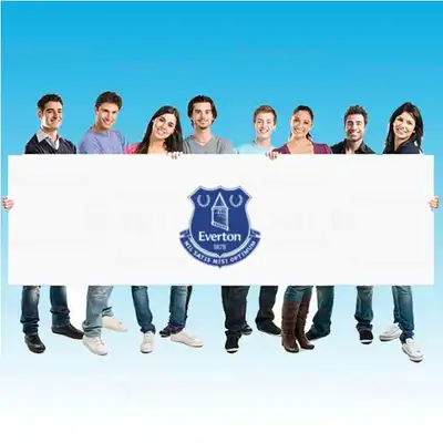 Everton Afi ve Pankartlar