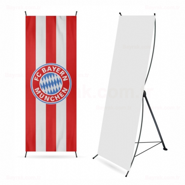 FC Bayern München Dijital Baskı X Banner
