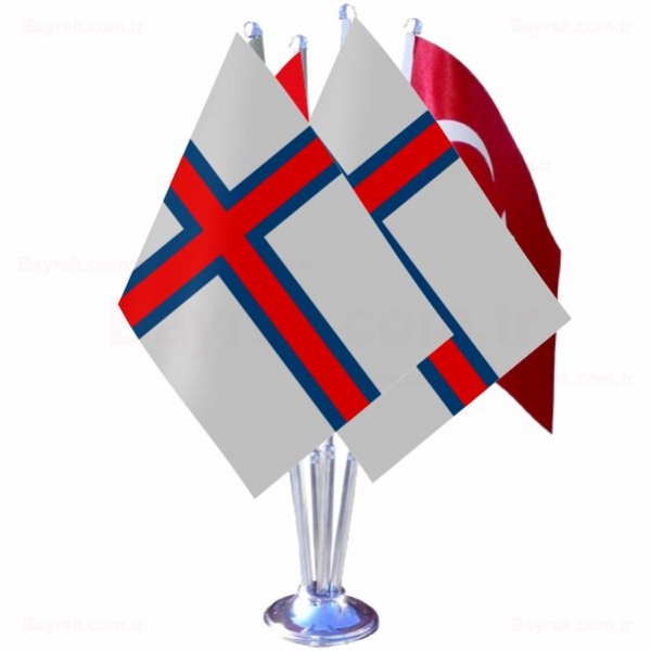 Faroe Adalar 4 l Masa Bayrak