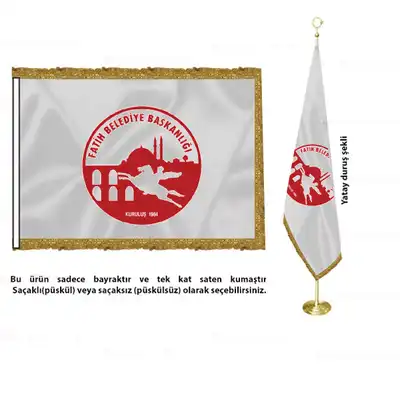 Fatih Belediyesi Saten Makam Bayrağı