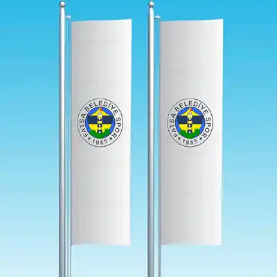 Fatsa Belediyespor Dikey Çekilen Bayrak