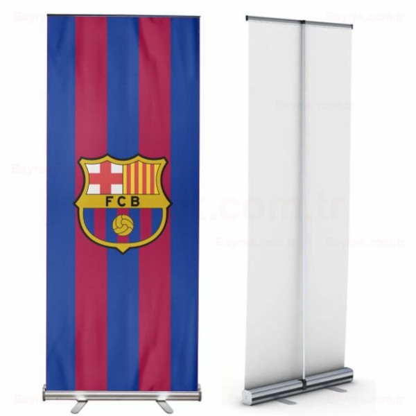 Fc Barcelona Roll Up Banner