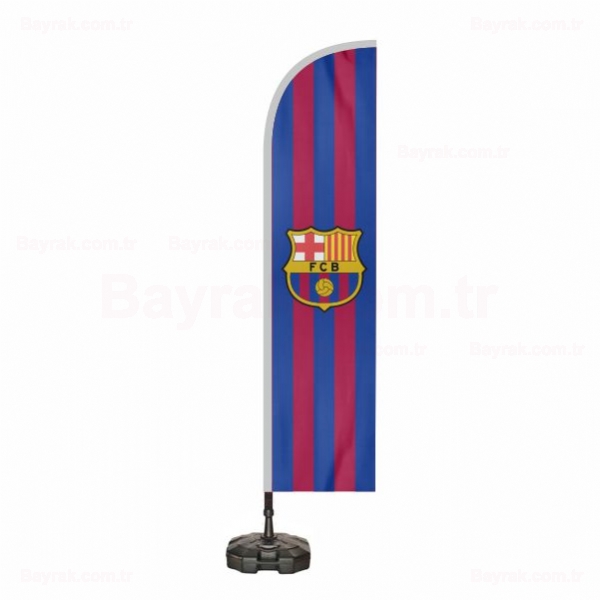 Fc Barcelona Yelken Bayrak