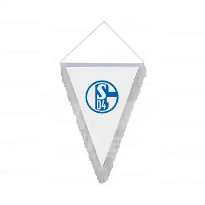 Fc Schalke 04 Üçgen Saçaklı Bayrak