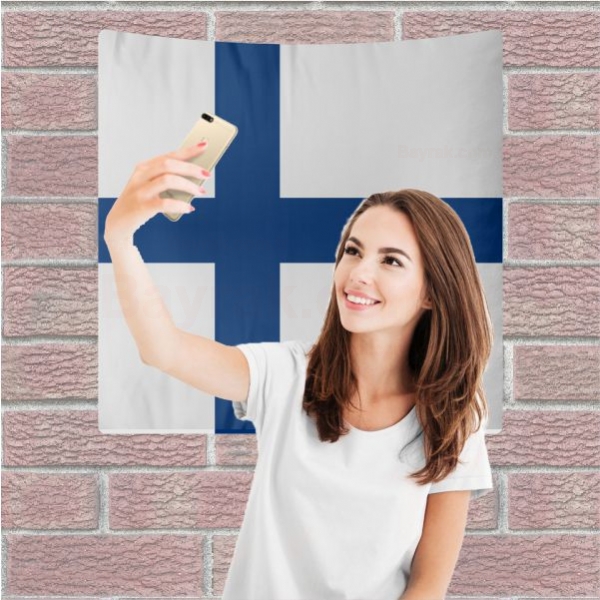 Finlandiya Arka Plan Selfie ekim Manzaralar
