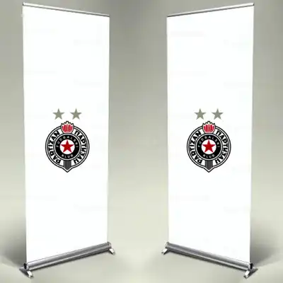 Fk Partizan Belgrade Roll Up Banner