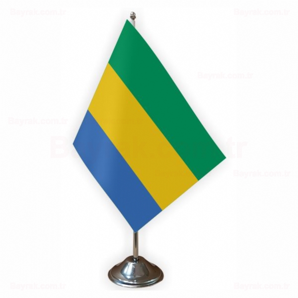 Gabon Tekli Masa Bayrak