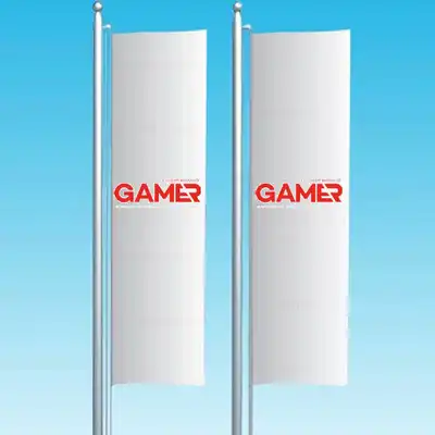 Gamer Gvenlik ve Acil Durumlarda Koordinasyon Merkezi Dikey ekilen Bayraklar