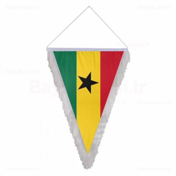 Gana Üçgen Saçaklı Bayrak
