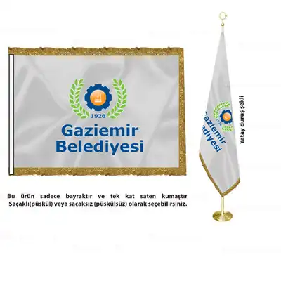 Gaziemir Belediyesi Saten Makam Bayra